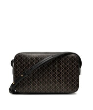 CALVIN KLEIN COATED EMBLEM Geantă de umăr mini aop negru - Genți femei - 4