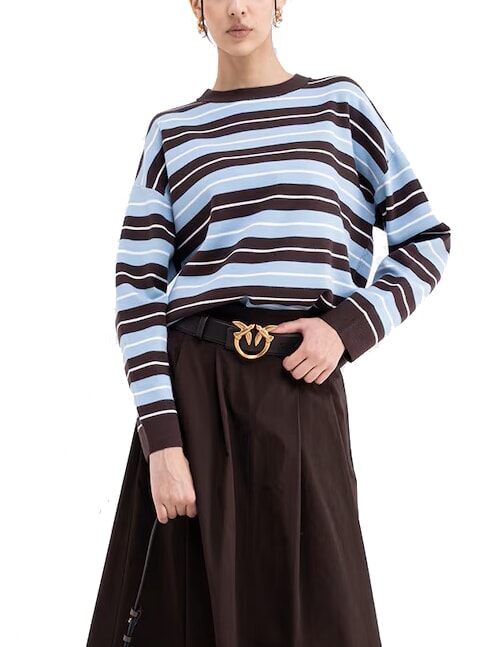 LOVE BERRY Curea de piele aur moro-antic - Curele