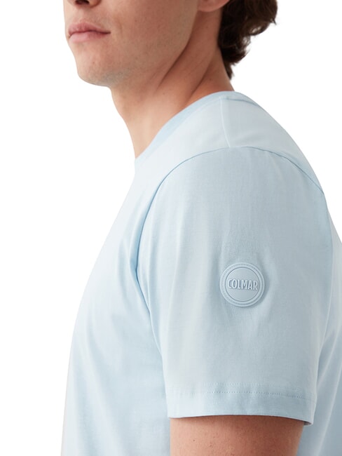 ORIGINALS START Tricou cu m&acirc;necă scurtă și guler rotund albastru angelic - tricou