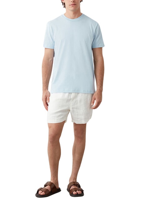 ORIGINALS START Tricou cu m&acirc;necă scurtă și guler rotund albastru angelic - tricou