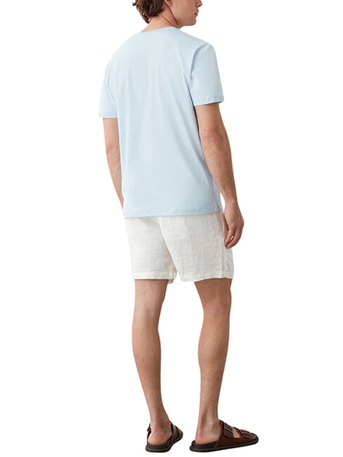 ORIGINALS START Tricou cu m&acirc;necă scurtă și guler rotund albastru angelic - tricou