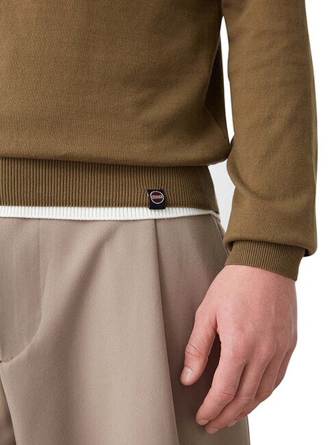 ORIGINALS EXPLORING Pulover cu guler rotund din bumbac soldat - Pulovere pentru bărbați