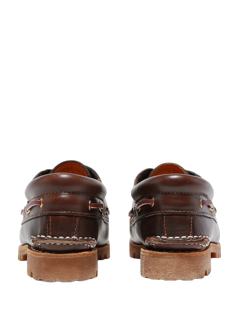 AUTHENTIC BOAT Pantofi din piele maro - Pantofi femei