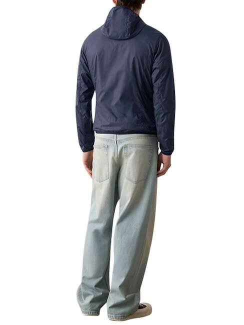 ORIGINALS REPUNK Geacă de v&acirc;nt reversibilă albastru marin-botanic - Jachete pentru bărbați