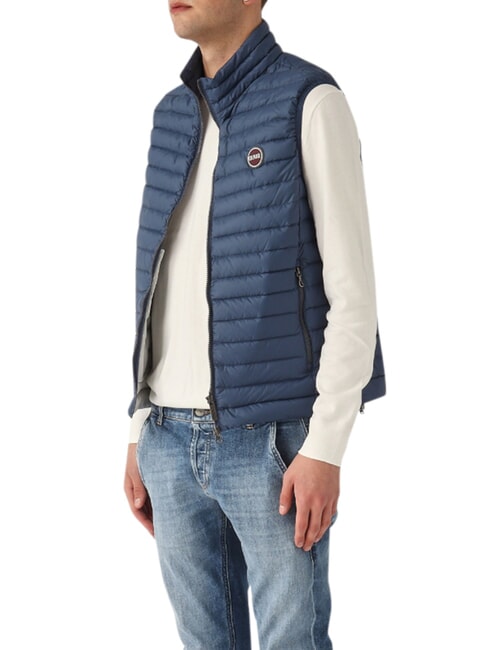 REPUNK Jachetă fără m&acirc;neci cu puf albastru &icirc;nchis - Jachete fără m&acirc;neci pentru bărbați