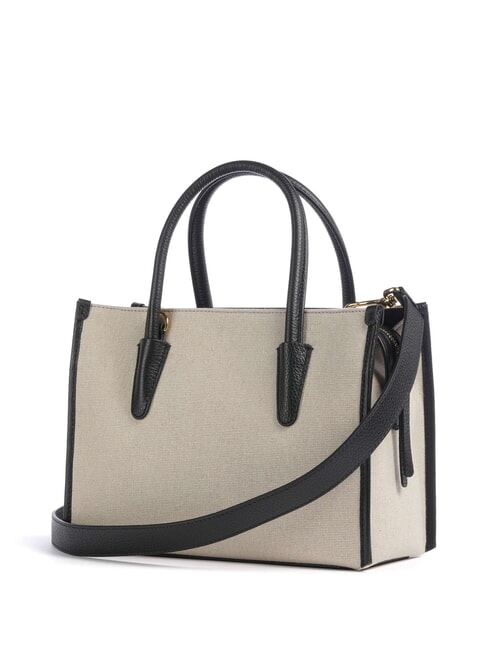 MYRTHA26 CANVAS Geantă de m&acirc;nă, cu curea de umăr natural / noir - Genți femei