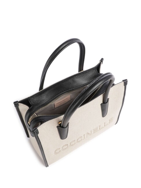 MYRTHA26 CANVAS Geantă de m&acirc;nă, cu curea de umăr natural / noir - Genți femei