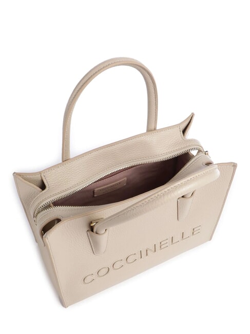 MYRTHA26 Geantă de m&acirc;nă, cu curea de umăr scoică de nisip - Genți femei