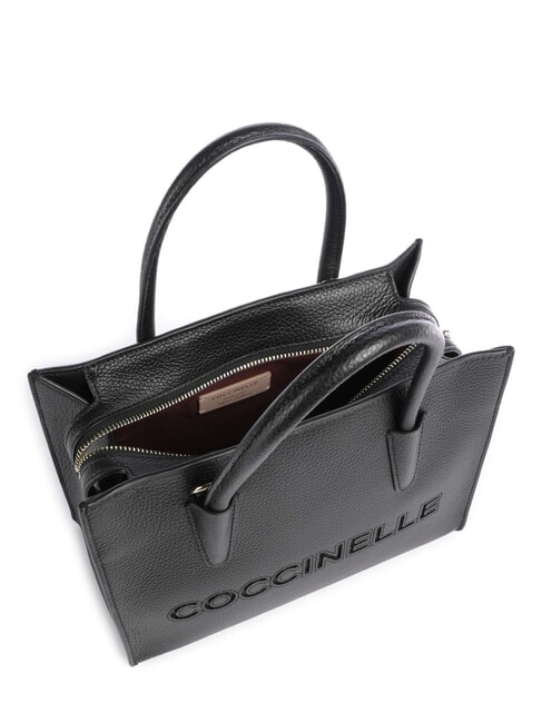 MYRTHA26 Geantă de m&acirc;nă, cu curea de umăr negru - Genți femei