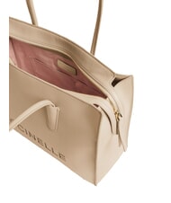 COCCINELLE MYRTHA26 Geantă de umăr, piele scoică de nisip - Genți femei - 4