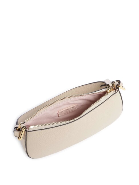 MERVEILLE Geanta de umar din piele texturata scoică de nisip - Genți femei