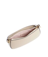 COCCINELLE MERVEILLE Geanta de umar din piele texturata scoică de nisip - Genți femei - 3