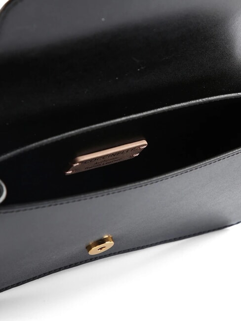 C-ME CALF&MARB Geantă de umăr mini negru - Genți femei