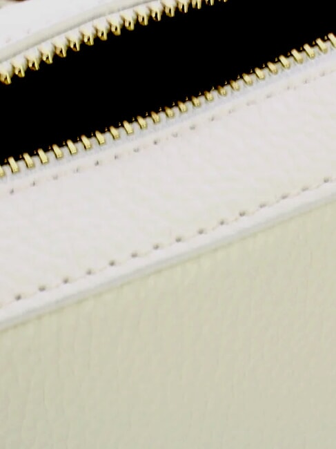 TEBE Geantă mică din piele texturată perla - Genți femei