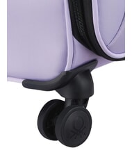 BENETTON COLOR BLOCK Cărucior mediu, extensibil lavandă - Trolere semirigide - 6