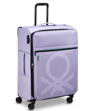 BENETTON COLOR BLOCK Cărucior mare, extensibil lavandă - Trolere semirigide - 3