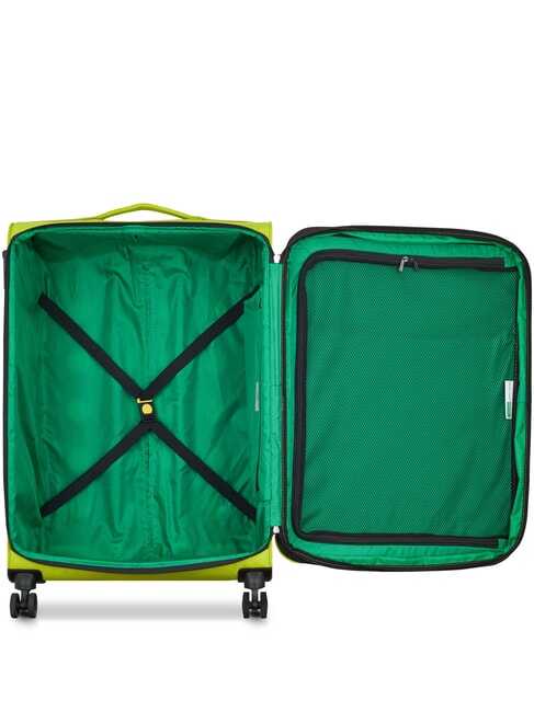 COLOR BLOCK Cărucior mare, extensibil apa verde - Trolere semirigide