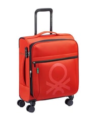 BENETTON By DELSEY COLOR BLOCK Troler extensibil pentru bagaj de m&acirc;nă RED - Bagaje de m&acirc;nă - 3