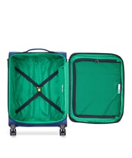 BENETTON By DELSEY COLOR BLOCK Cărucior mediu, extensibil albastru - Trolere semirigide - 2