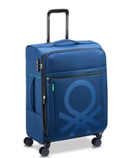 BENETTON By DELSEY COLOR BLOCK Cărucior mediu, extensibil albastru - Trolere semirigide - 3
