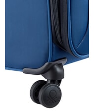 BENETTON By DELSEY COLOR BLOCK Cărucior mediu, extensibil albastru - Trolere semirigide - 6