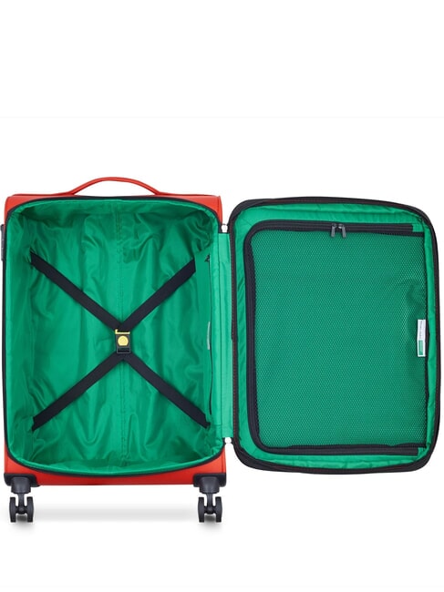 COLOR BLOCK Set cabină extensibilă + cărucior mediu + mare RED - Set trolere