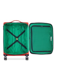 BENETTON By DELSEY COLOR BLOCK Set cabină extensibilă + cărucior mediu + mare RED - Set trolere - 3