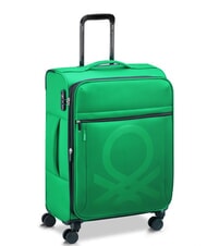 BENETTON COLOR BLOCK Cărucior mediu, extensibil iguană - Trolere semirigide - 3