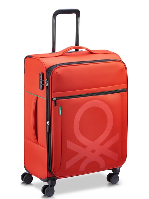 COLOR BLOCK Cărucior mediu, extensibil RED - Trolere semirigide