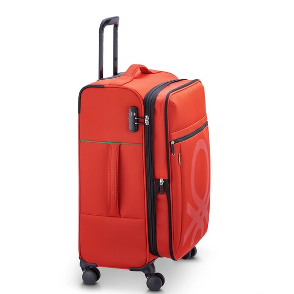 COLOR BLOCK Cărucior mediu, extensibil RED - Trolere semirigide
