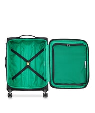 BENETTON COLOR BLOCK Cărucior mediu, extensibil negru - Trolere semirigide - 2