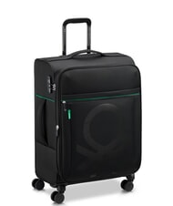 BENETTON By DELSEY COLOR BLOCK Cărucior mediu, extensibil negru - Trolere semirigide - 3