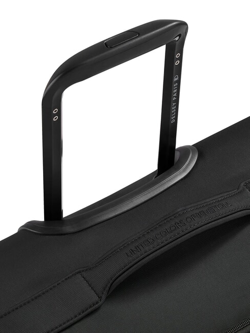 COLOR BLOCK Cărucior mediu, extensibil negru - Trolere semirigide