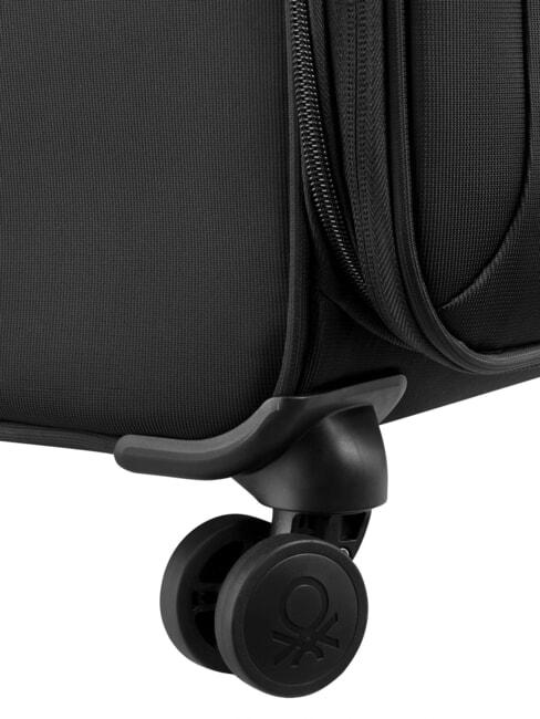 COLOR BLOCK Cărucior mediu, extensibil negru - Trolere semirigide