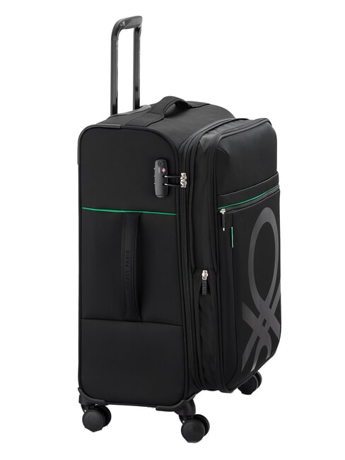 COLOR BLOCK Set cabină extensibilă + cărucior mediu + mare negru - Set trolere