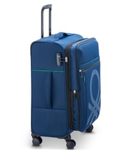BENETTON By DELSEY COLOR BLOCK Set cabină extensibilă + cărucior mediu + mare albastru - Set trolere - 2