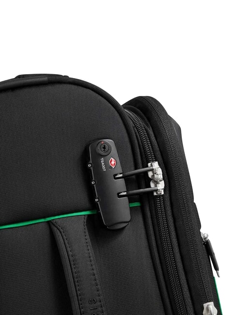 COLOR BLOCK Troler extensibil pentru bagaj de m&acirc;nă negru - Bagaje de m&acirc;nă