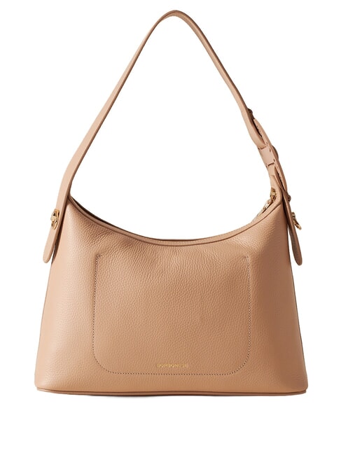 011 Geantă de umăr, piele prăjitură - Genți femei