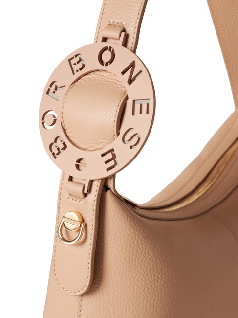 011 Geantă de umăr, piele prăjitură - Genți femei