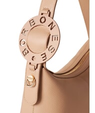 BORBONESE 011 Geantă de umăr, piele prăjitură - Genți femei - 4