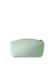 BORBONESE LETTERING Mini geantă de toaletă din piele lichen - Genți plic și truse - 3