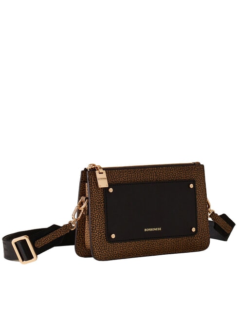 GRAFFITI Geantă de umăr mini natural op / negru - Genți femei