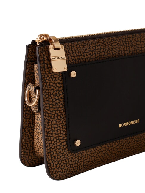 GRAFFITI Geantă de umăr mini natural op / negru - Genți femei