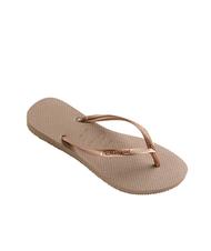 HAVAIANAS flip flops SLIM rose / aur - Pantofi femei - 2