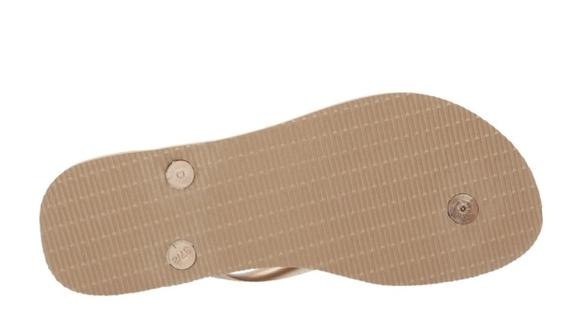 flip flops SLIM rose / aur - Pantofi femei