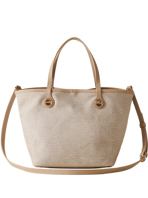 FLIGHT Geantă de m&acirc;nă cu curea de umăr nisip - Genți femei