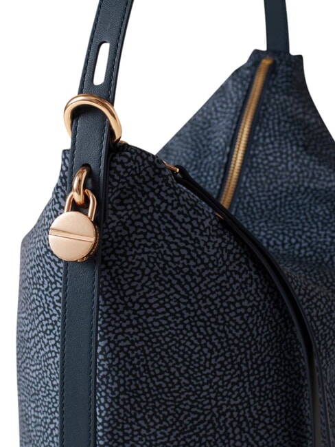 PRIVE Geantă de umăr verticală albastru lapislazuli - Genți femei