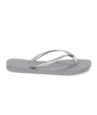 HAVAIANAS flip flops SLIM oțel / gri - Pantofi femei - 3