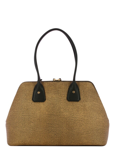 GEMINI Geantă de umăr natural op / negru - Genți femei