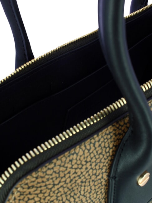 GEMINI Geantă de umăr natural op / negru - Genți femei